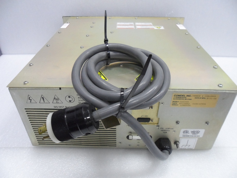 COMDEL CLX-1000-400 RF Generator, 0190-07556, FP124BR2-02.jpg