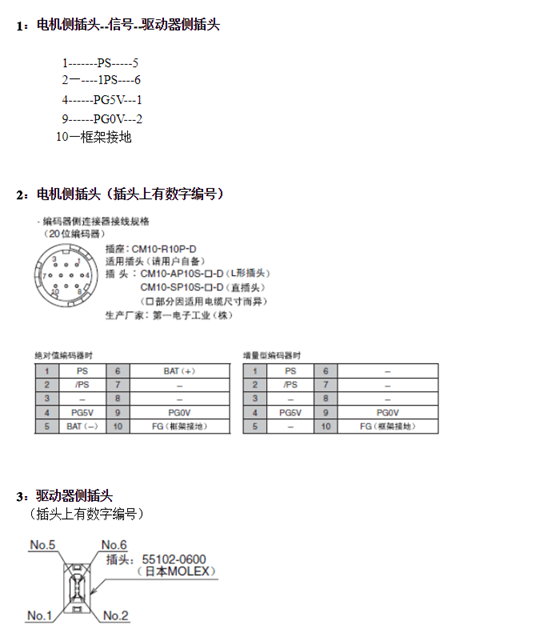 安川伺服驱动器接线方法